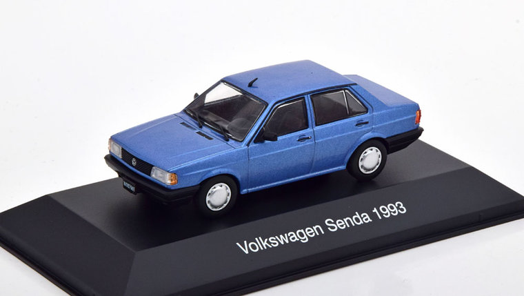 Atlas 1:43 Volkswagen Senda lichtblauw metallic 1993 in blisterverpakking