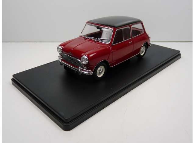 Atlas 1:24 Mini Cooper 1973 rood met zwart in blisterverpakking