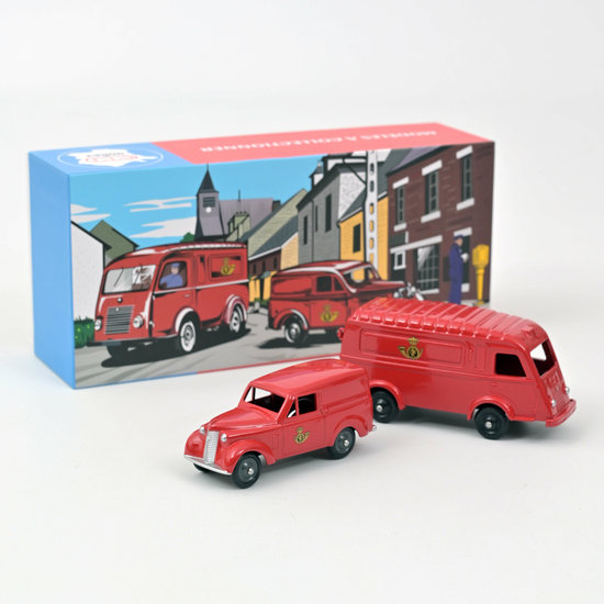 Norev CIJ 1:43 Renault 1000kgs en Renault Dauphinoise Belgian Post, set 2 autos