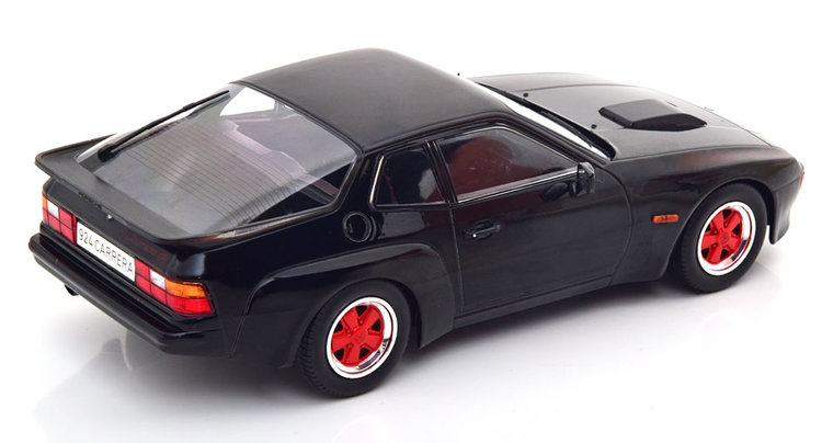 MCG 1:18 Porsche 924 Carrera GT 1981 zwart met rode velgen