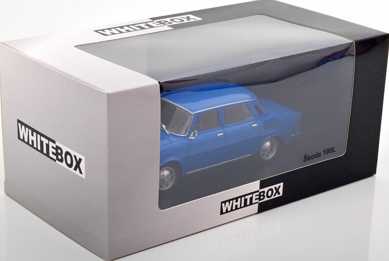 Whitebox 1:24 Skoda 100L Limousine 1969-1976 blauw