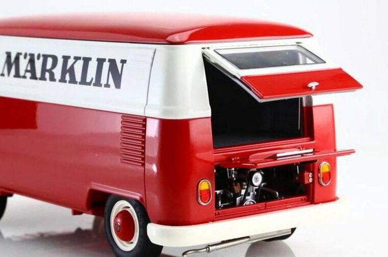 Schuco 1:18 Volkswagen T1 bus Marklin rood wit