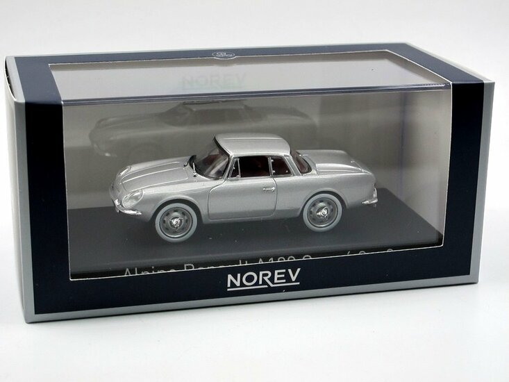 Norev 1:43 Renault Alpine A108 Coup&eacute; 2 + 2 1961 zilver