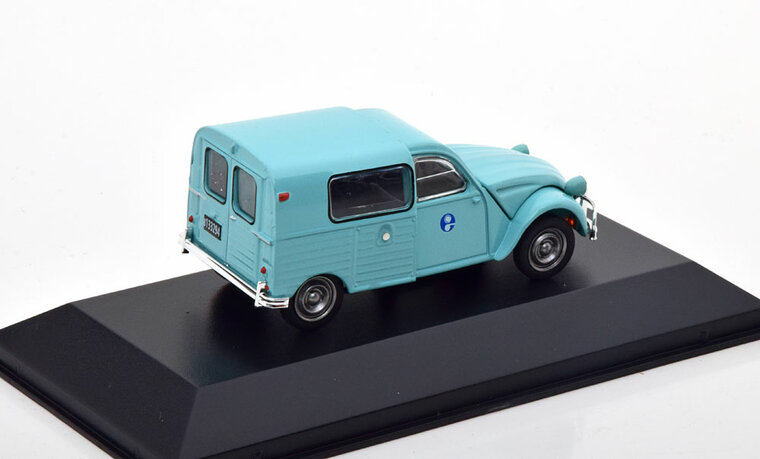 Atlas 1:43 Citroen 3CV AK Entel 1970 turquoise in blister verpakking