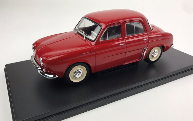 Atlas 1:24 Renault Dauphine rood in blisterverpakking