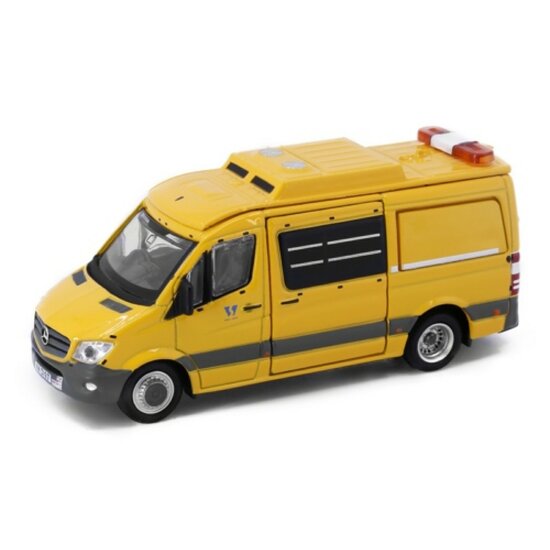 Tiny Toys1:76 Mercedes Benz Sprinter  FL  (AM3197) Hong Kong WSD geel no 69