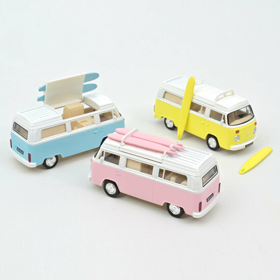 Norev 1:43 Volkswagen Combi T2b Camper Van 1973 Light Blue Jet-car