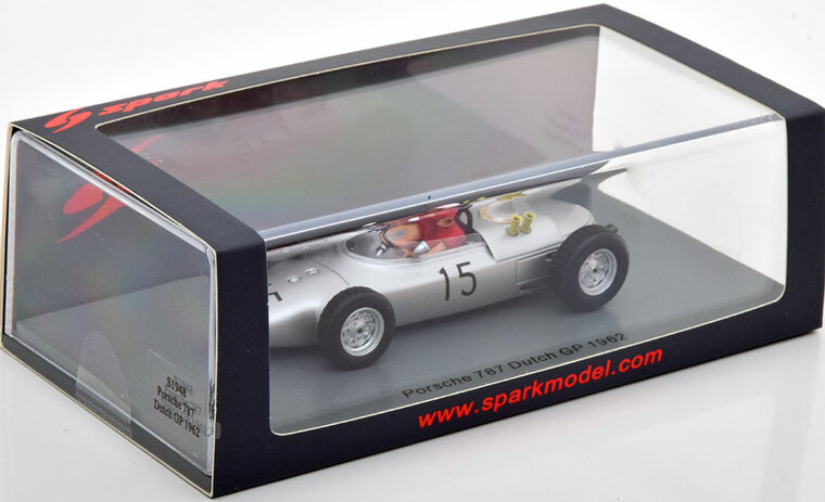 Spark 1:43 Porsche 787 no 15 Ben Pon GP Nederland Zandvoort 1962