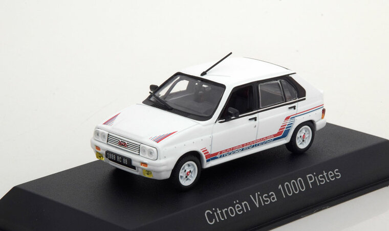 Norev 1:43 Citroen Visa 1000 Pistes 1983 wit