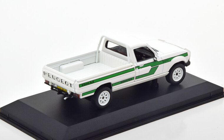 Norev 1:43 Peugeot 504 Pick Up 4x4 Dangel 1985 wit.