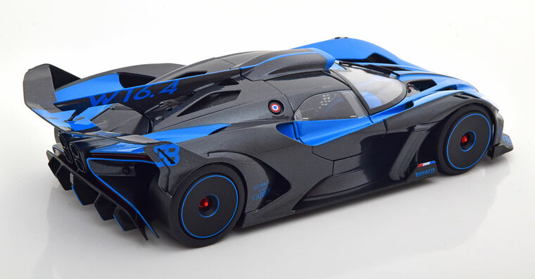 Bburago 1:18 Bugatti Bolide 2020 blauw grijs metallic