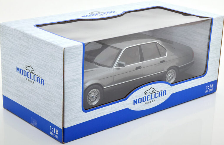 MCG 1:18 BMW 750i E32 grijs metallic 7er / 7 Serie