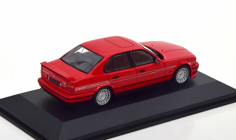 Solido 1:43 BMW Alpina B10 E34 BiTurbo Limousine rood