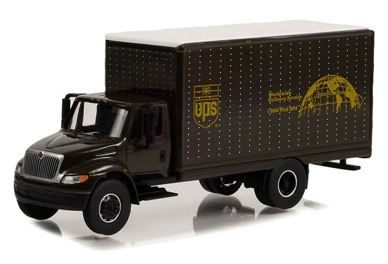 Greenlight 1:64 International Durastar Box van 2013 United Parcel Service (UPS) Worldwide Delivery Service H.D. truck series