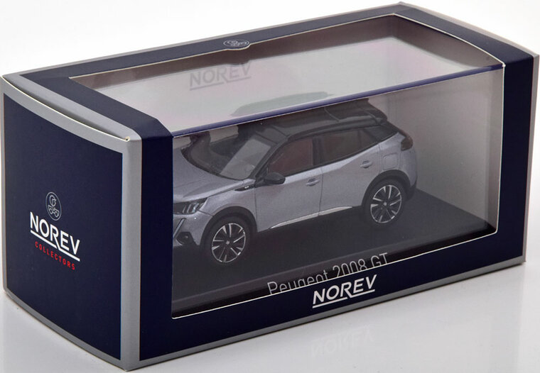 Norev 1:43 Peugeot 2008 GT 2020 Artense Grey