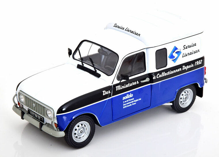 Solido 1:18 Renault R4 LF4 90 jaar Solido 2022 blauw wit