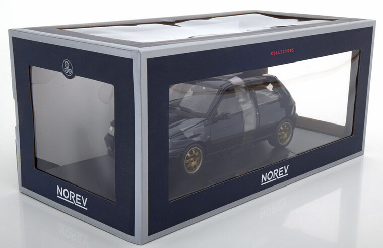 Norev 1:18 Renault Clio Williams 1993 blauw