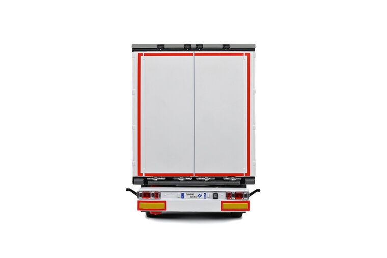 Solido 1:24 Trailer met huif wit 2021 