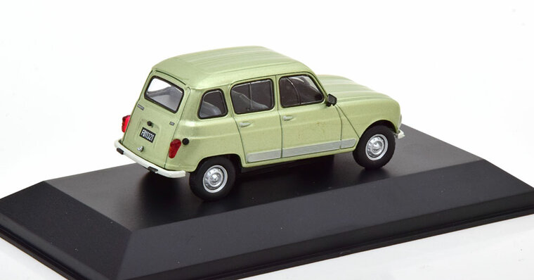 Atlas 1:43 Renault R4 GTL 1985 groen metallic in blisterverpakking