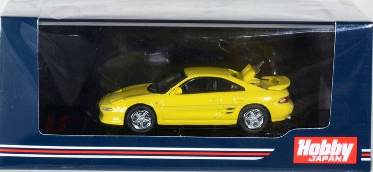 Hobby Japan 1:64 Toyota MR2 (SW20) GT-S Custom Version Super Bright Yellow