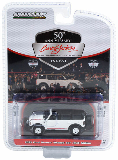 Greenlight 1:64 Ford Bronco &quot;Bronco 66&quot; First Edition 2021 wit  Barrett Jackson Scottsdale Edition Series 11