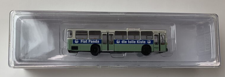 Brekina 1:87 Mercedes Benz O 305 Stadbus Fulda / Fiat Panda