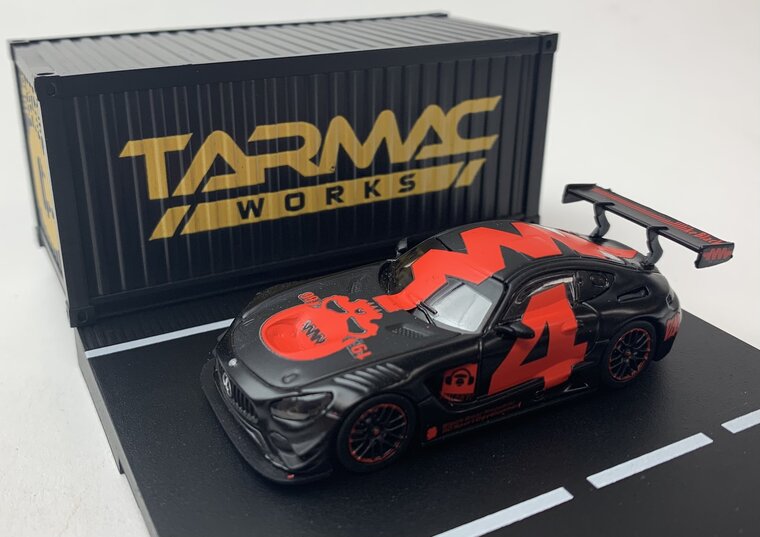 Tarmac 1:64 Mercedes Benz AMG GT3 4A Like black No.4 box set Special Edition