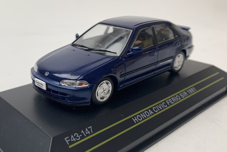 First43 1:43 Honda Civic Ferio Sir 1991 blauw