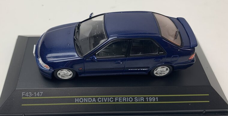 First43 1:43 Honda Civic Ferio Sir 1991 blauw