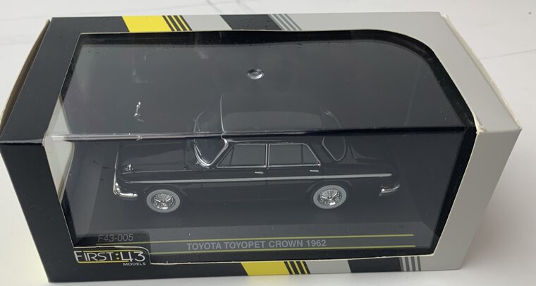 First43 1:43 Toyota Toyopet Crown 1962 zwart