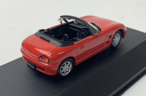 First43 1:43 Suzuki Cappuccino 1991 cabrio rood open