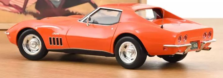 Norev 1:18 Chevrolet Corvette Coupe 1969  Monaco Orange, Limited 200 pcs