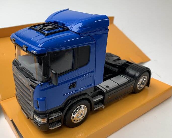 Welly 1:32 Scania R470 blauw