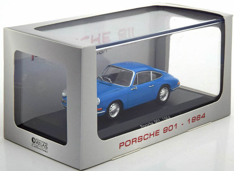 Atlas 1:43 Porsche 901, blue 1964,  Porsche Collection