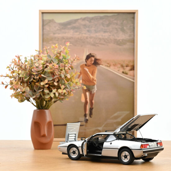 Norev 1:18 BMW M1 1980 zilver metallic