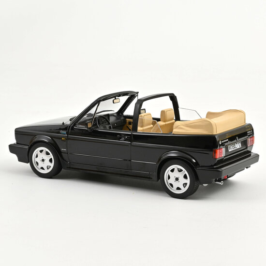 Norev 1:18 Volkswagen Golf Cabriolet 1992 Black