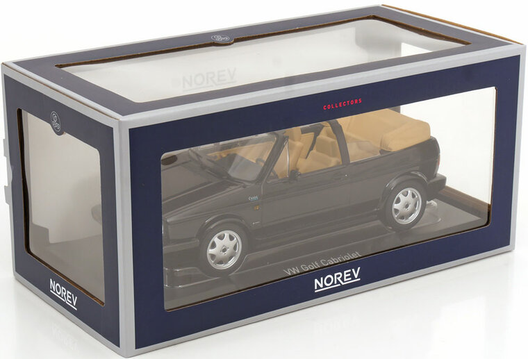 Norev 1:18 Volkswagen Golf Cabriolet 1992 Black