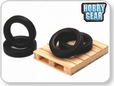 Hobby Gear 1:24 Pallet &amp; Sprare Tire