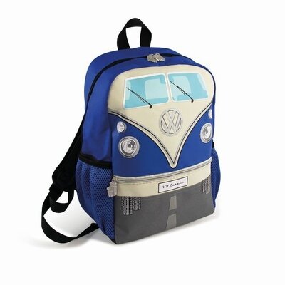 Volkswagen rugtas / travelbag blauw 36 x 25 x 15 cm