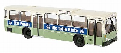 Brekina 1:87 Mercedes Benz O 305 Stadbus Fulda / Fiat Panda