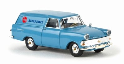 Brekina 1:87 Opel Record P2 box wagen Semperit (A)