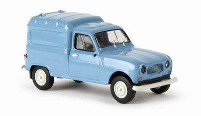 Brekina 1:87 Renault R4 Fourgonnette pastellblauw