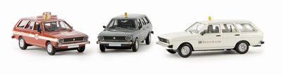 Brekina 1:87 Set 3 Volkswagen Passat &quot;Gelblicht&quot;