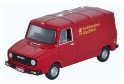 Oxford 1:76 Leyland Sherpa Van Royal Mail ( Walles) rood