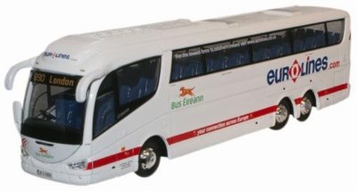 Oxford 1:76 Scania Irizar PB Eireann Eurolines touringcar