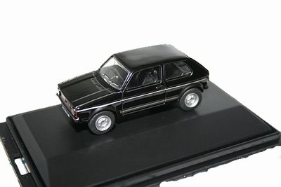 Oxford 1:76 Volkswagen Golf 1 GTI zwart