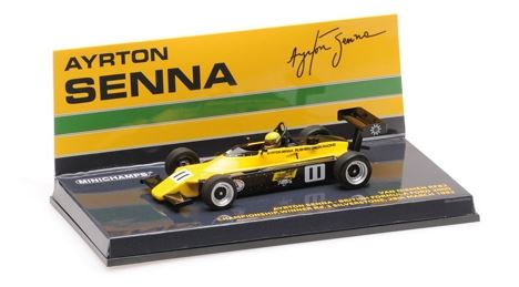 Minichamps 1:43 Van Diemen RF82 Ayrton Senna FF2000 1982 geel zwart