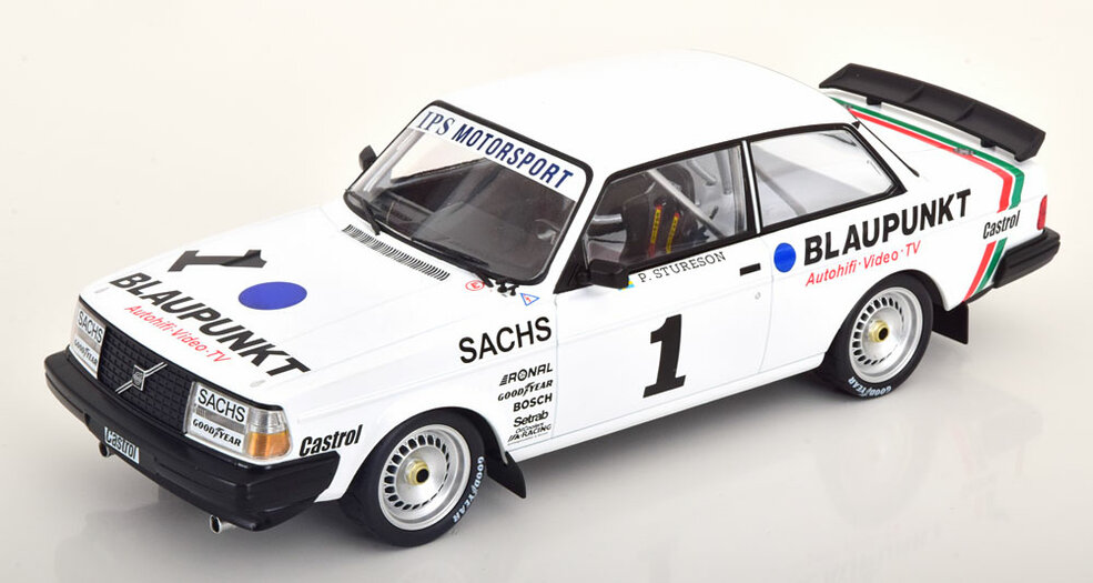 IXO 1:18 Volvo 240 Turbo No 1, P Stureson, Blaupunkt DTM Bergischer ...