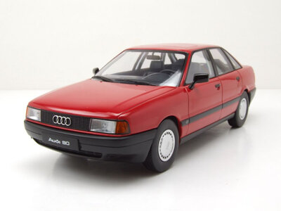 Triple9 1:18 Audi 80 B3 rood 1989