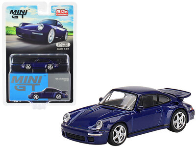 Mini GT 1:64 Porsche RUF CTR Anniversary, dark blue, LHD - Mijo Exclusive